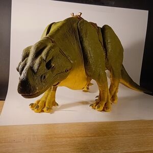 Green and Yellow Dinosaur Reptile Toy